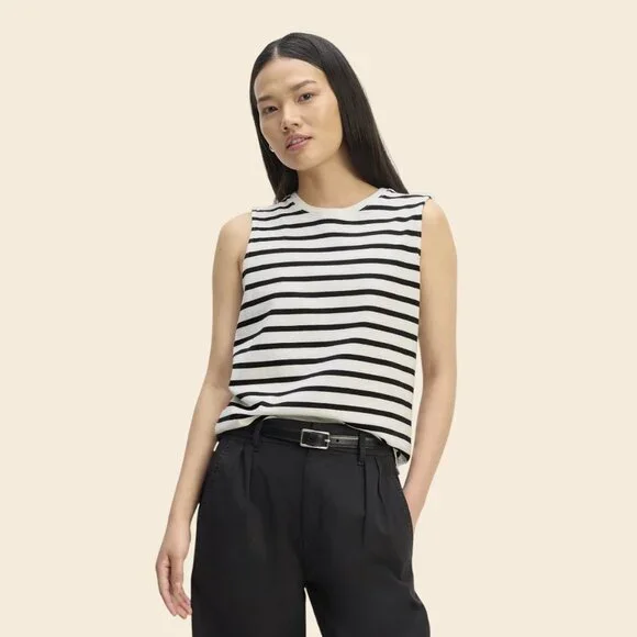Everlane The Mariner Tank Breton Stripe Size XS New Without Tags - Picture 4 of 4